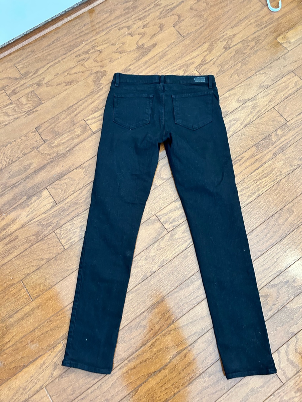 PAIGE Black High-Rise Skinny Jeans